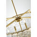 Canada LED 24 inch Brass Chandelier Ceiling Light
